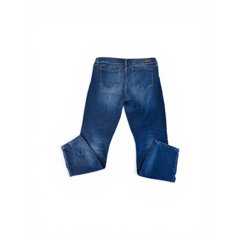 KUT from the Kloth Skinny Distressed Stretch Blue Jeans Cotton Blend 33x28 14S